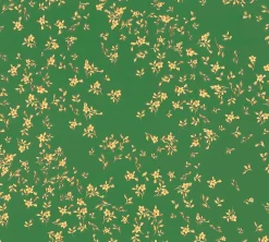 Tapete Versace Home Kleine Blumen grün gold 935856