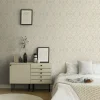 Tapete Versace Home Kreise creme weiß Metallic 370493