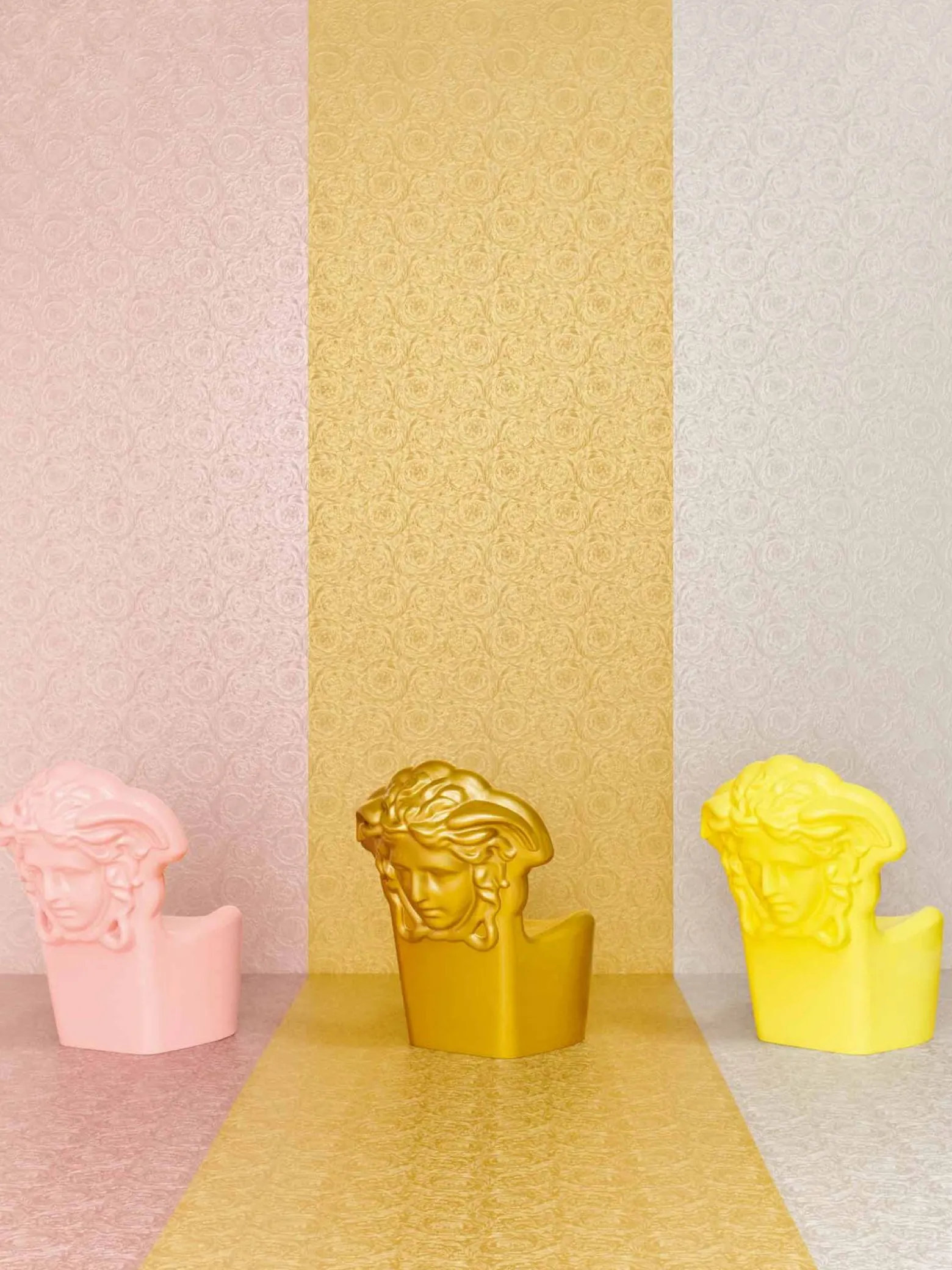 Tapete Versace Home Ornament silber gold Metallic 366921