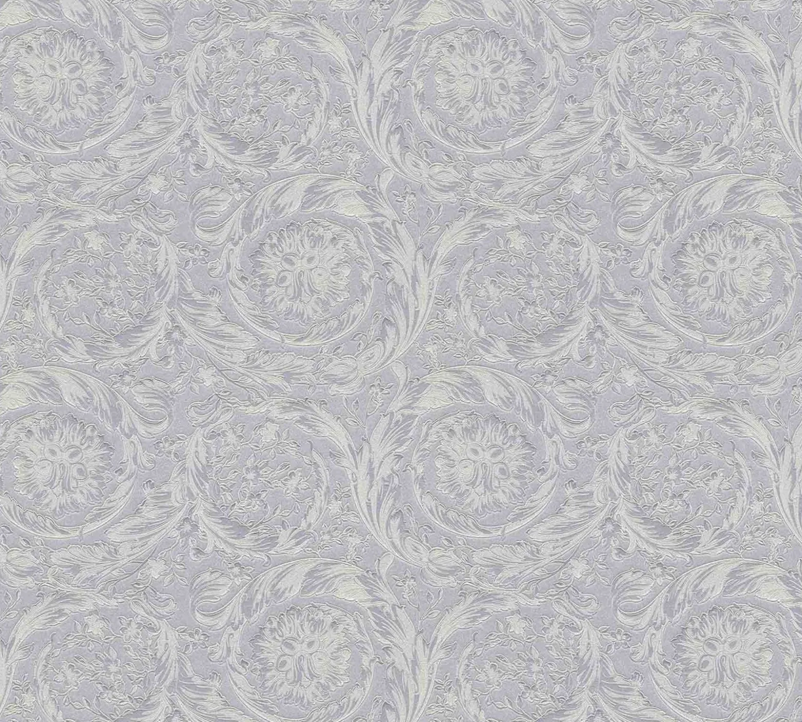Tapete Versace Home Ornament silber-grau Metallic 366924