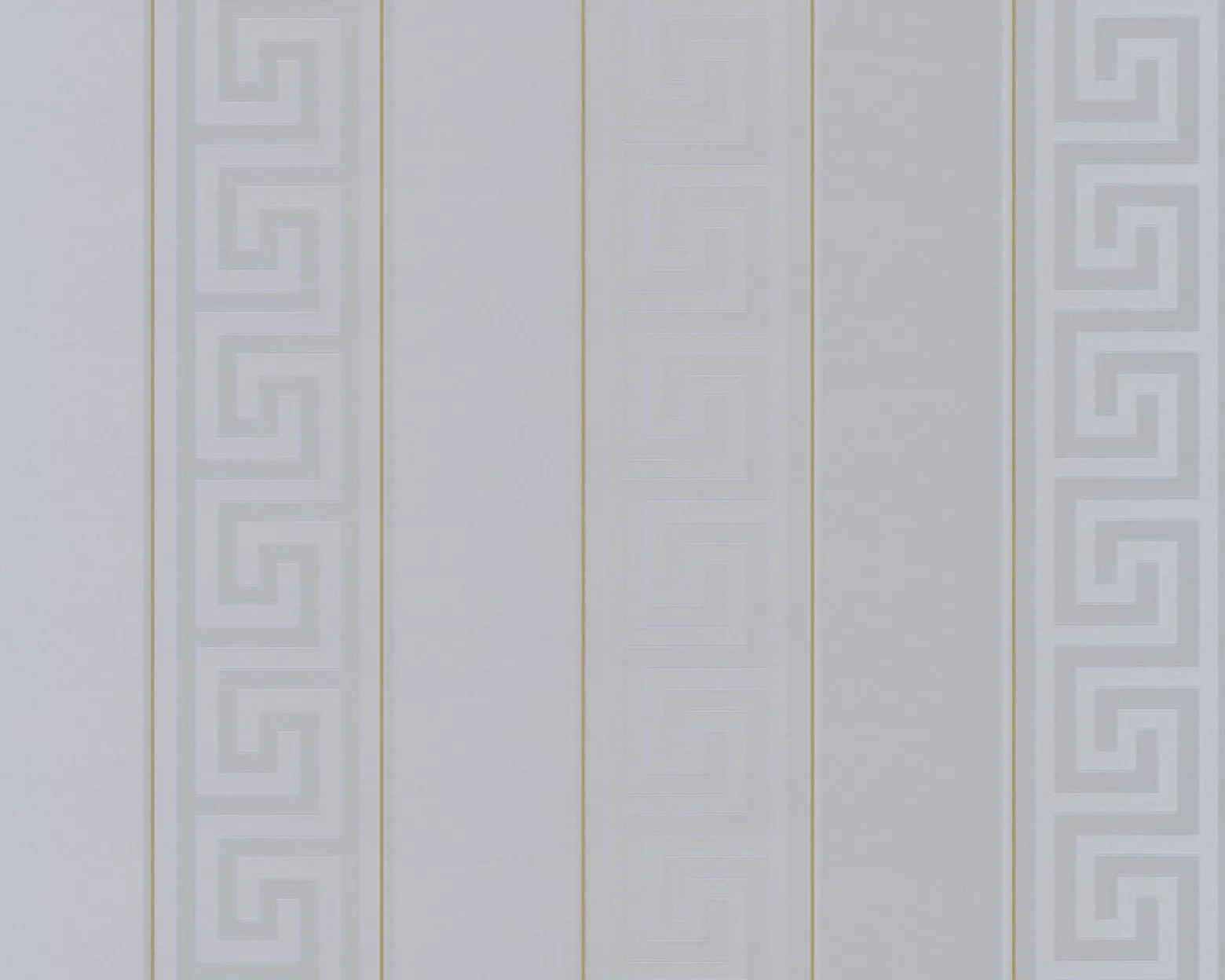Tapete Versace Home Streifen grau gold Metallic 93524-5