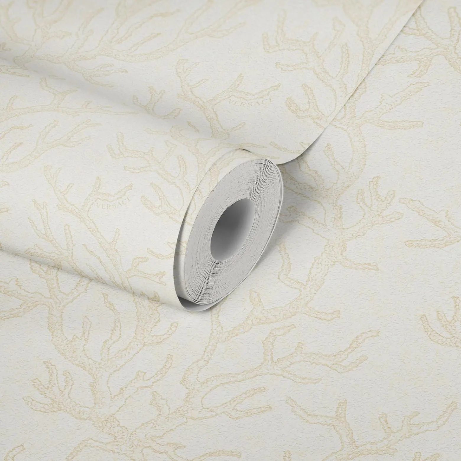 Tapete Versace Korallen beige creme Metallic 34497-1