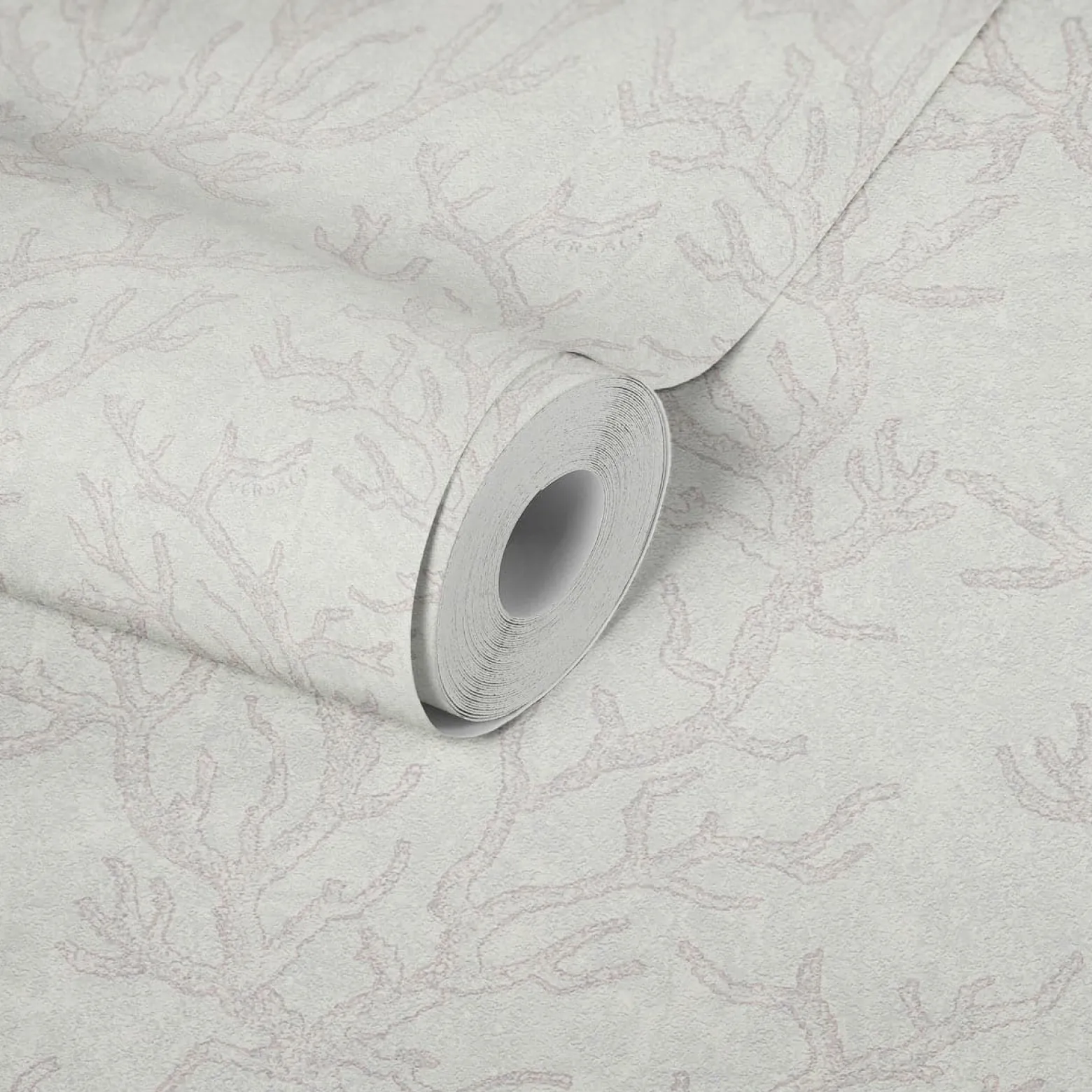 Tapete Versace Korallen flieder weiß Metallic 34497-4
