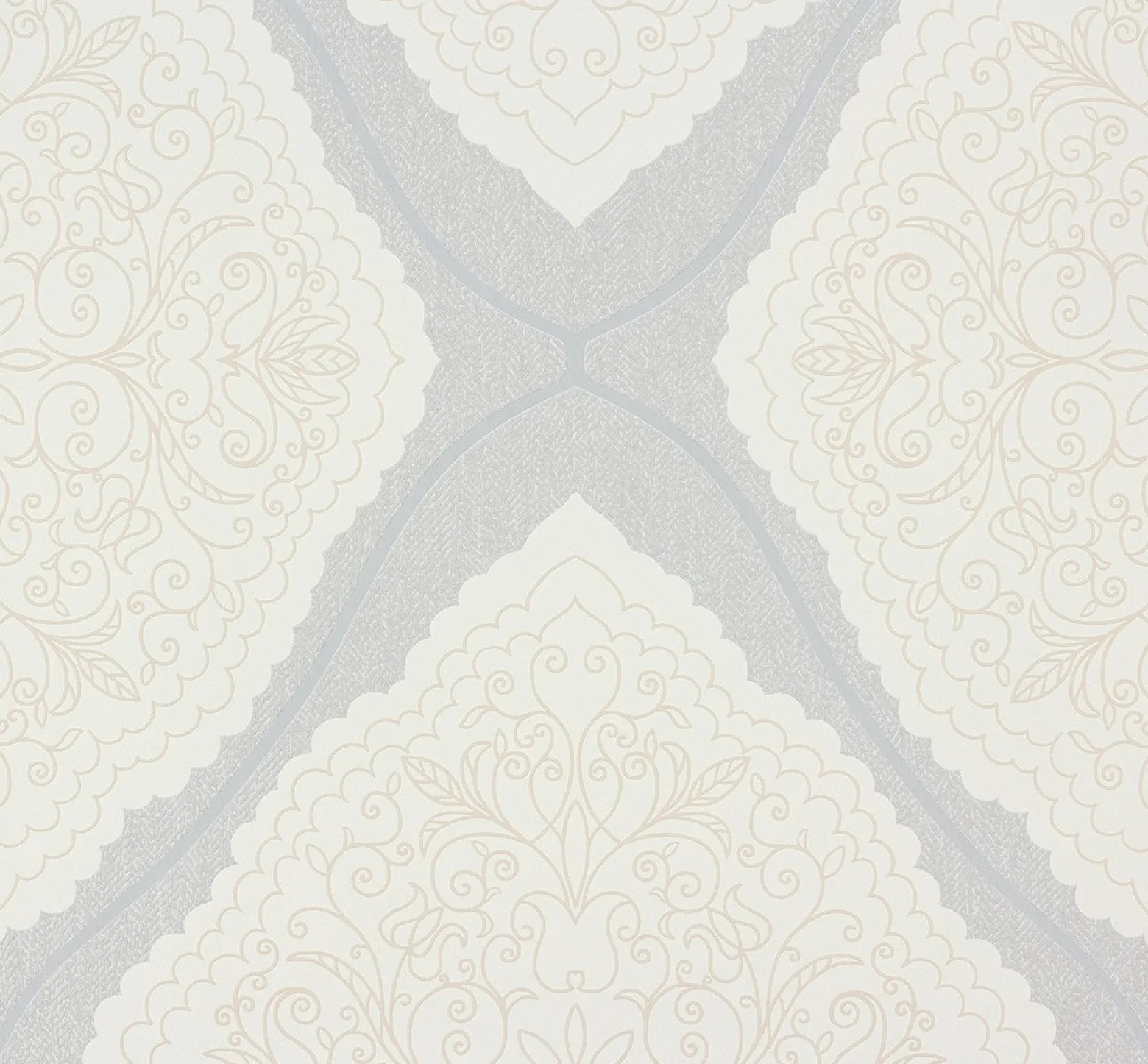 Tapete Zuhause Wohnen Marburg grau Ornament 57104