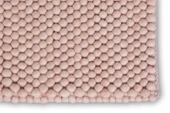 Teppich Flachgewebe Schöner Wohnen einfarbig rosa Poppy