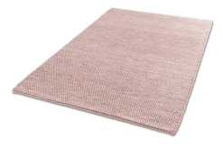 Teppich Flachgewebe Schöner Wohnen einfarbig rosa Poppy