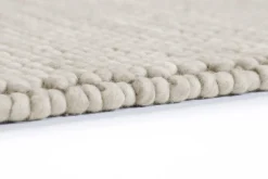 Teppich Flachgewebe Schöner Wohnen einfarbig weiß Poppy