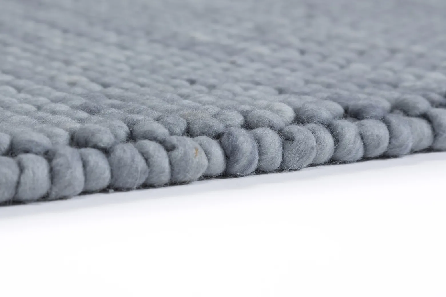 Teppich Flachgewebe Schöner Wohnen einfarbig blau Poppy