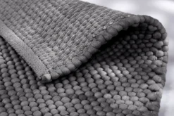 Teppich Flachgewebe Schöner Wohnen uni anthrazit Poppy