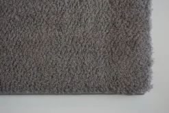 Teppich flauschig einfarbig grau Hochflor Astra Salerno