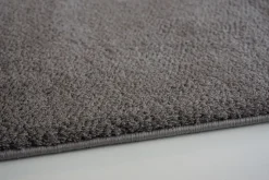 Teppich flauschig einfarbig grau Hochflor Astra Salerno