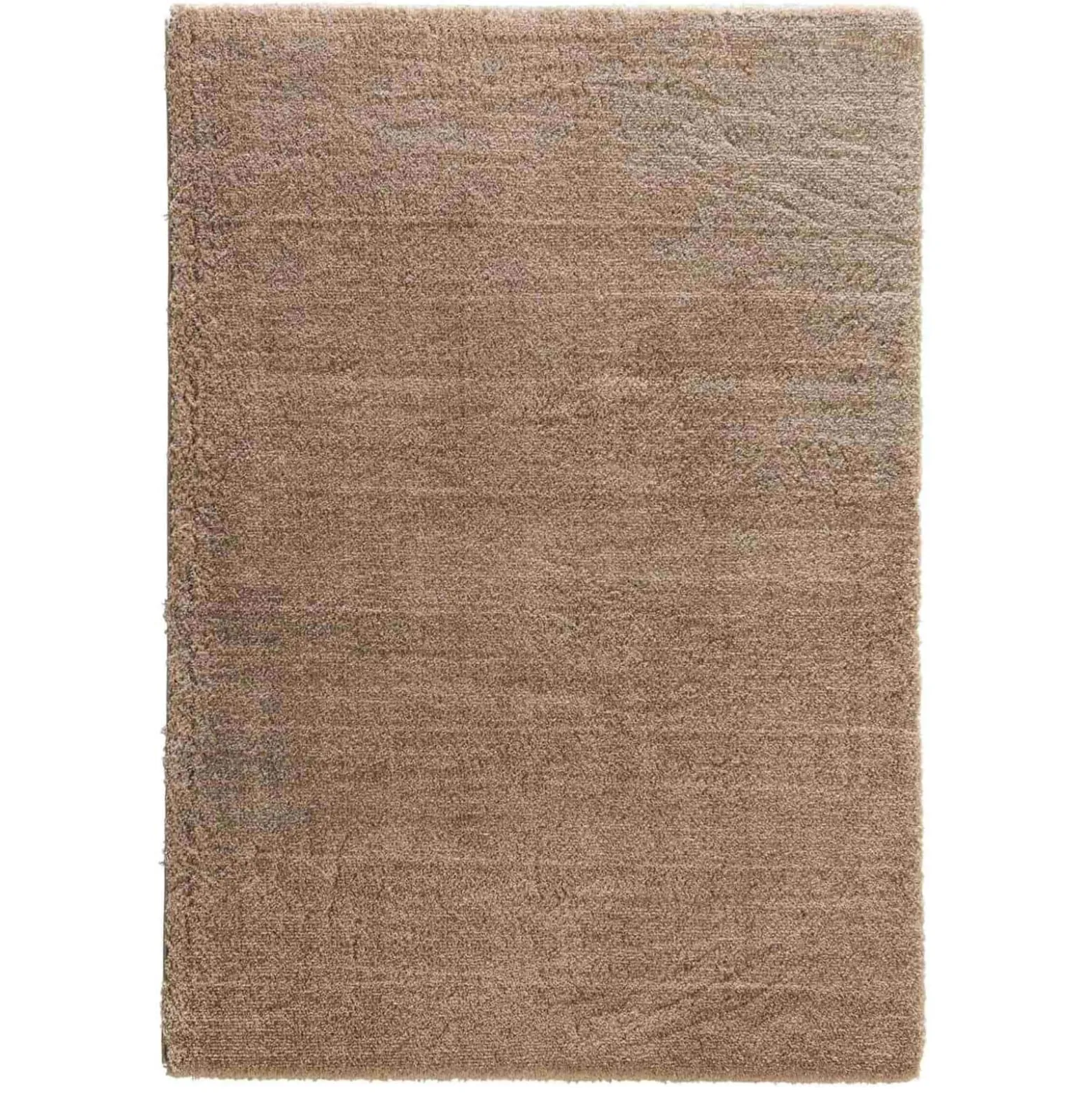Teppich flauschig einfarbig braun Hochflor Astra Salerno