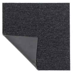 Teppichfliese Diva schwarz 50x50 cm