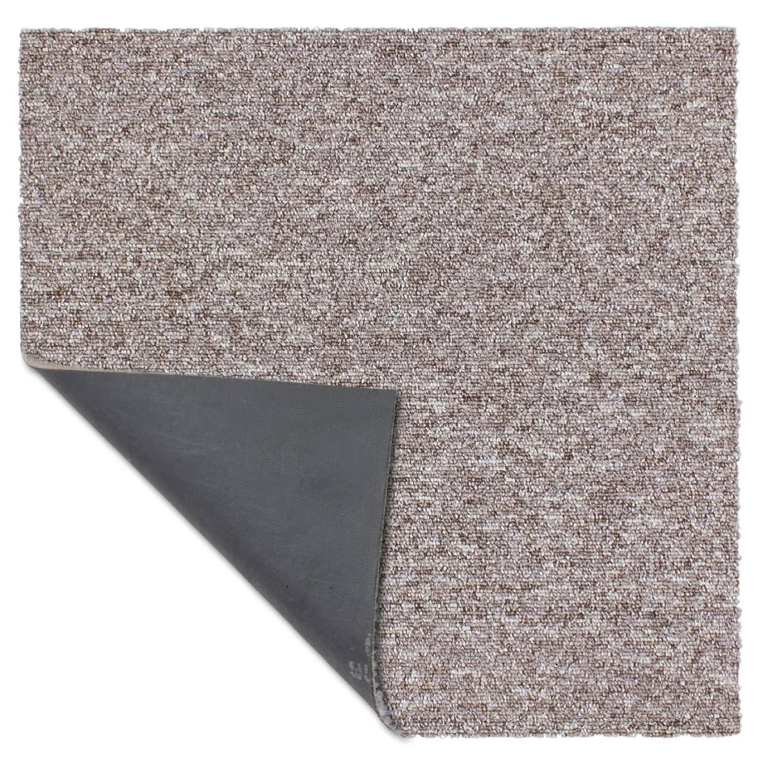 Teppichfliese Teppichplatte Diva Braun Beige 50x50 cm