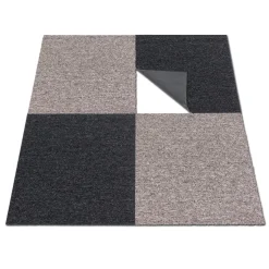Teppichfliese Teppichplatte Diva beige 50x50 cm