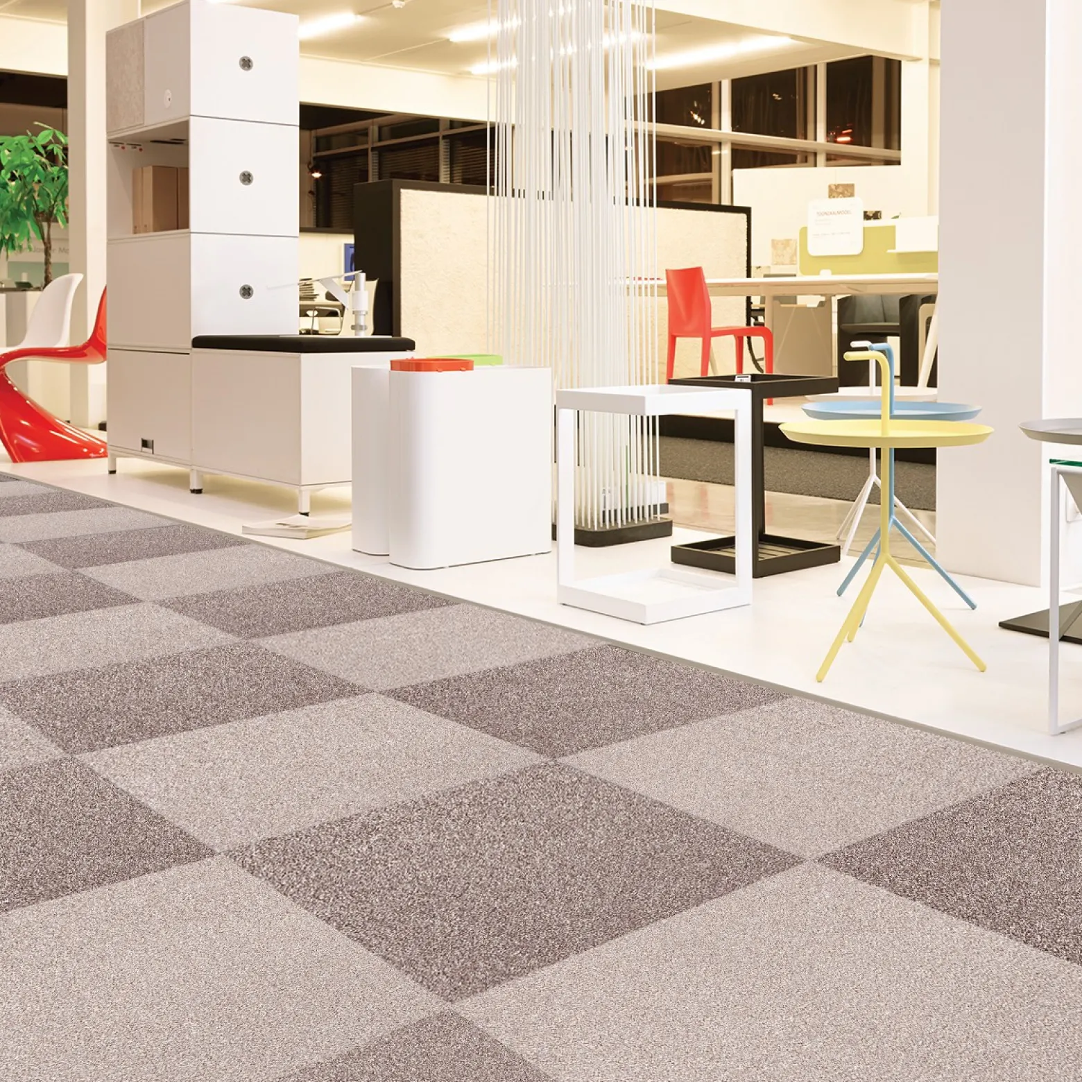Teppichfliese Velour Teppichplatte Intrigo versch. Farben