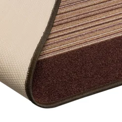 Teppichläufer Carnaby Streifen braun 80cm Breite