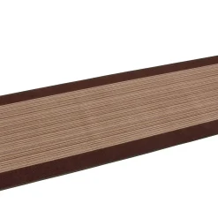 Teppichläufer Carnaby Streifen braun 80cm Breite