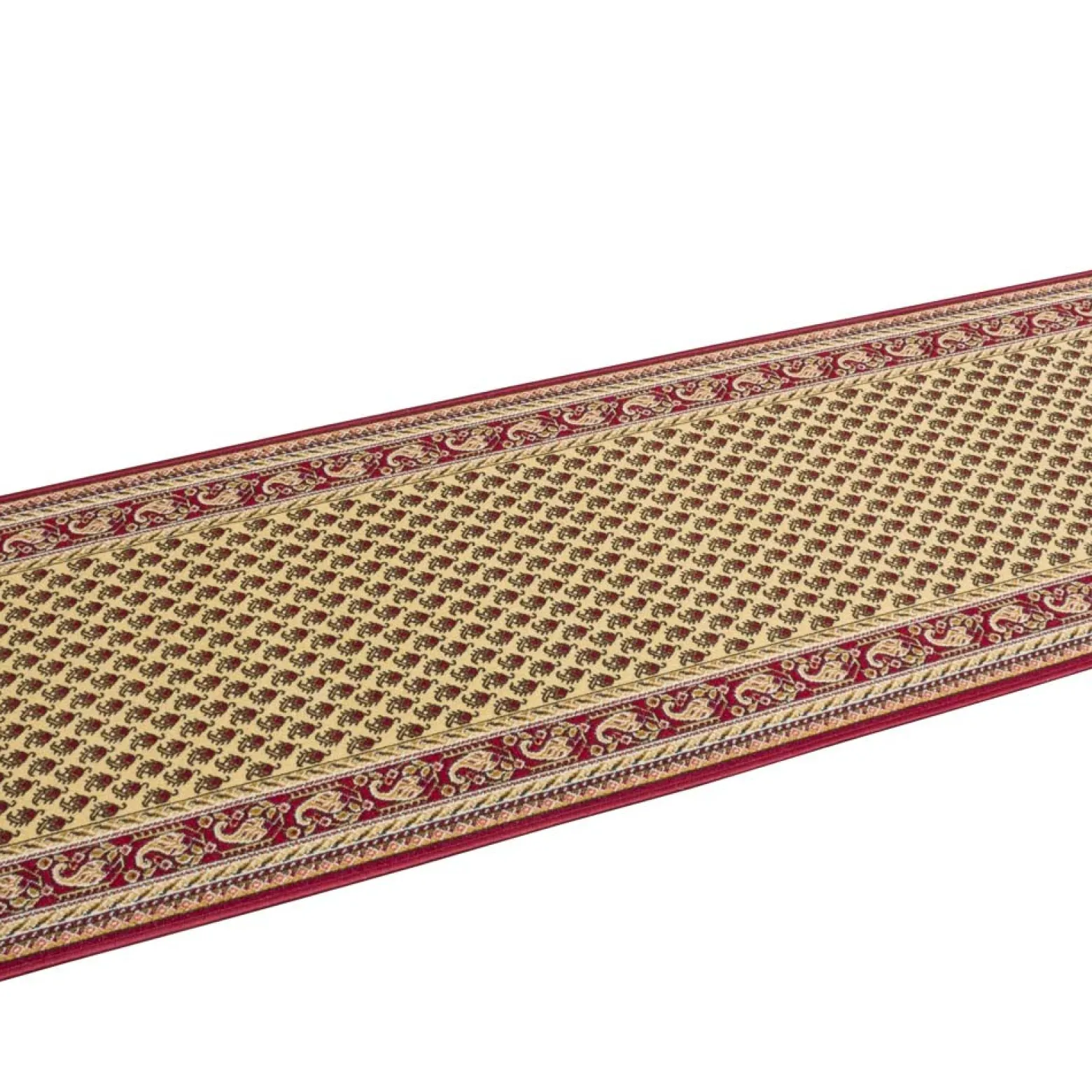 Teppichläufer Inca Orient rot beige 67cm Breite Läufer