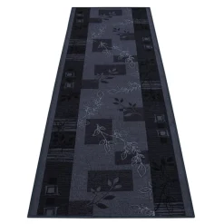 Teppichläufer Läufer Agadir Floral grau 100cm Breite