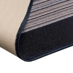Teppichläufer Läufer Carnaby Streifen grau 80cm Breite