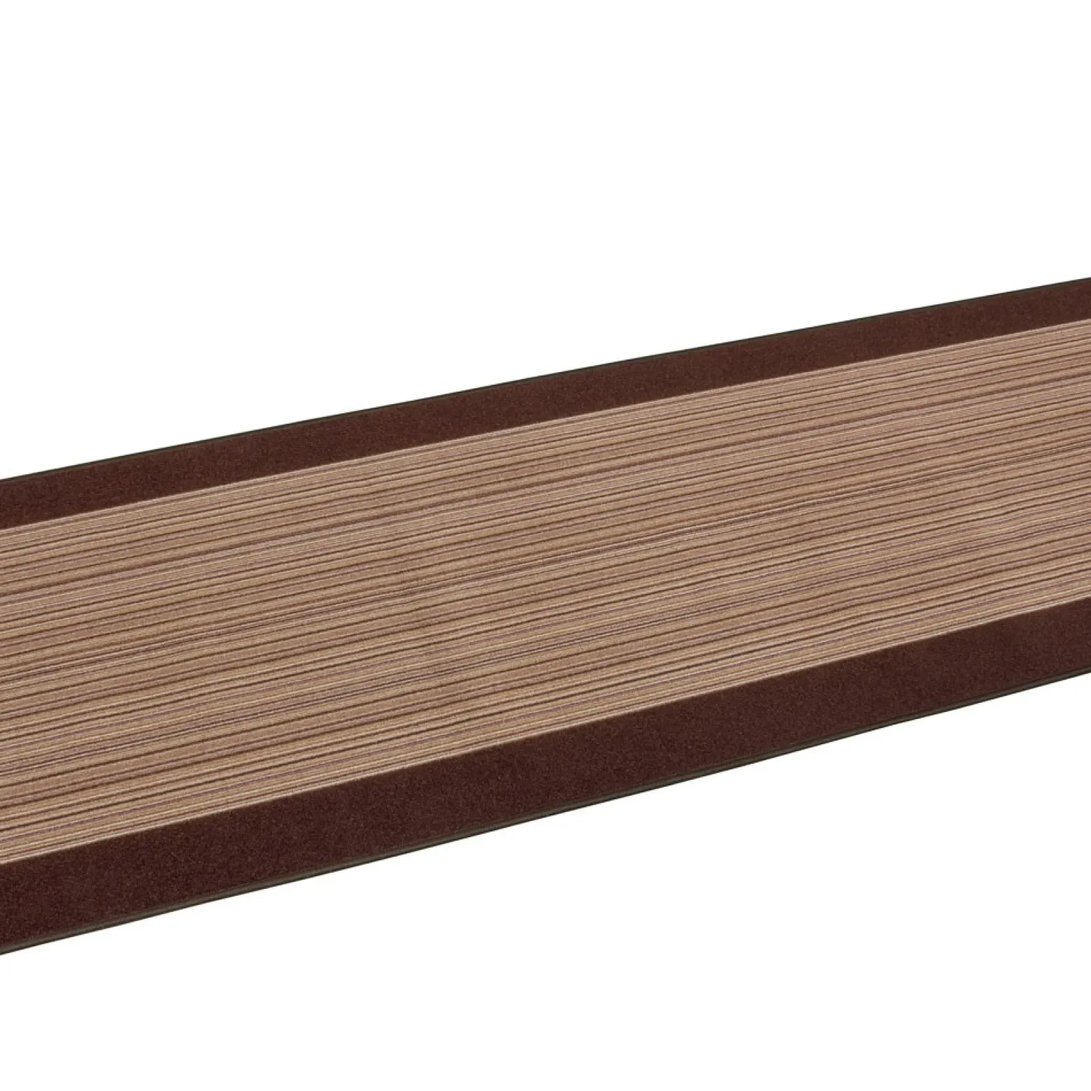 Teppichläufer Läufer Carnaby Streifen braun 67cm Breite