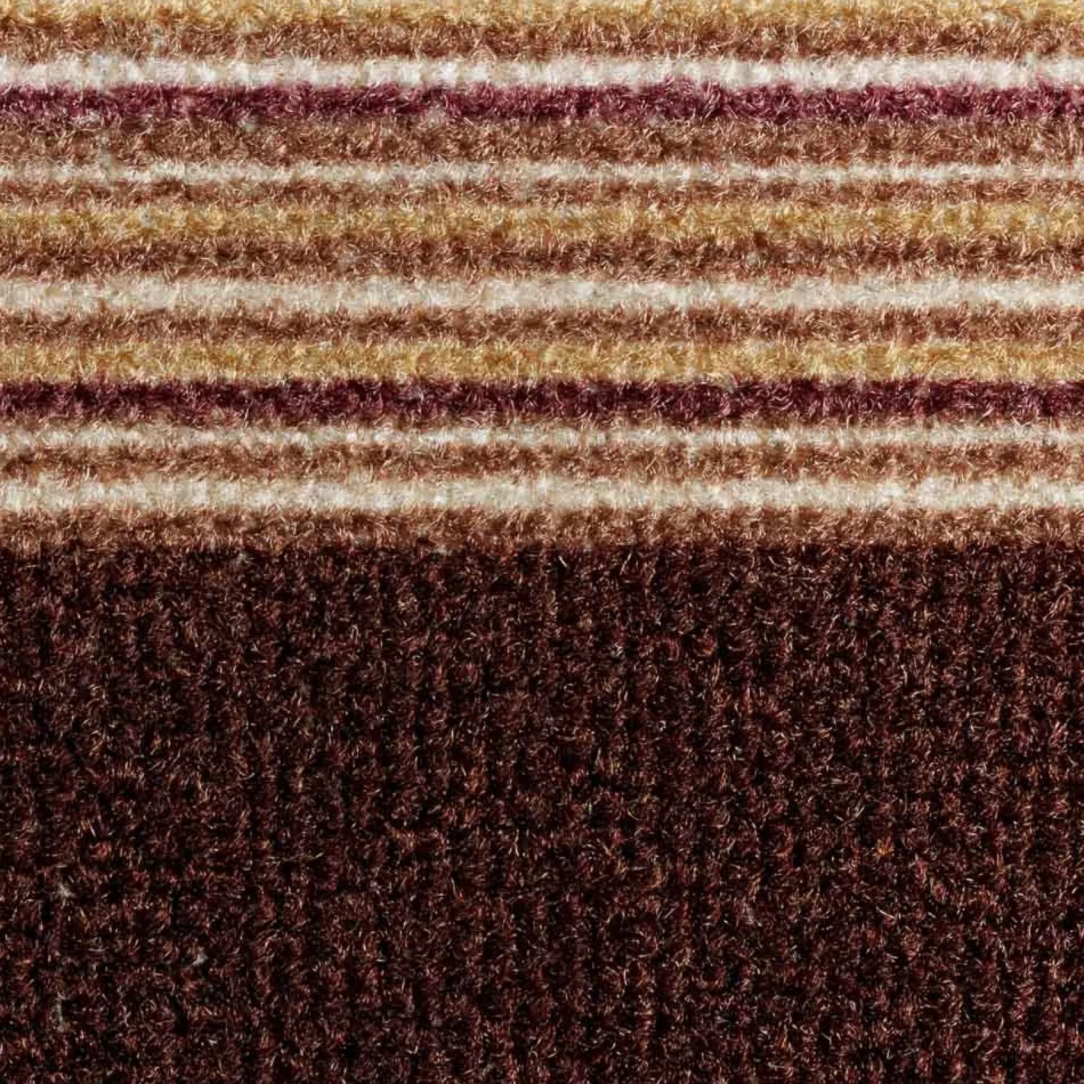 Teppichläufer Läufer Carnaby Streifen braun 67cm Breite
