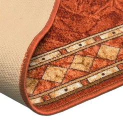 Teppichläufer Läufer Cheops Bordüre orange 80cm Breite
