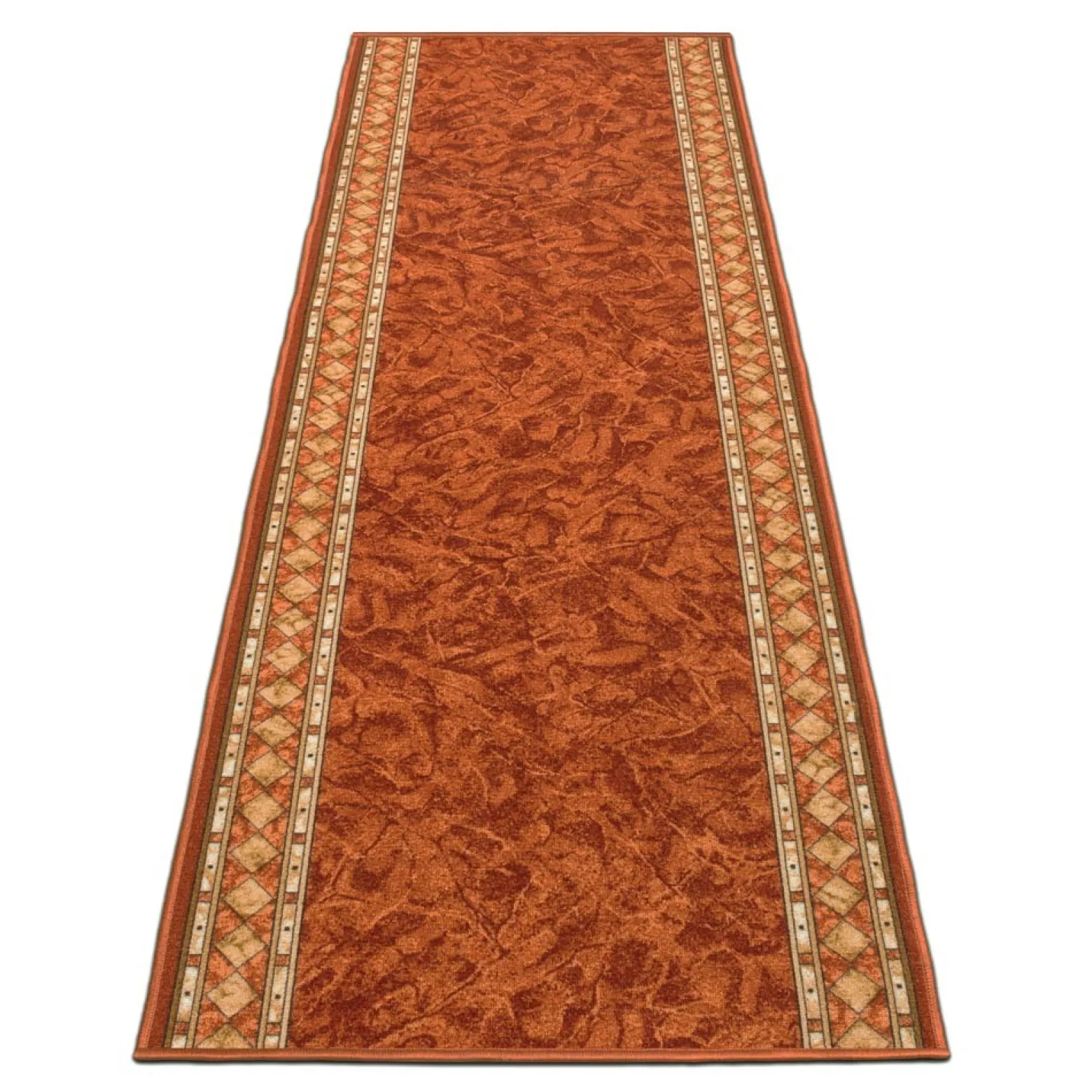 Teppichläufer Läufer Cheops Bordüre orange 80cm Breite