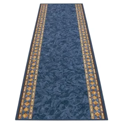 Teppichläufer Läufer Cheops Bordüre blau 100cm Breite