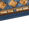 Teppichläufer Läufer Cheops Bordüre blau 80cm Breite