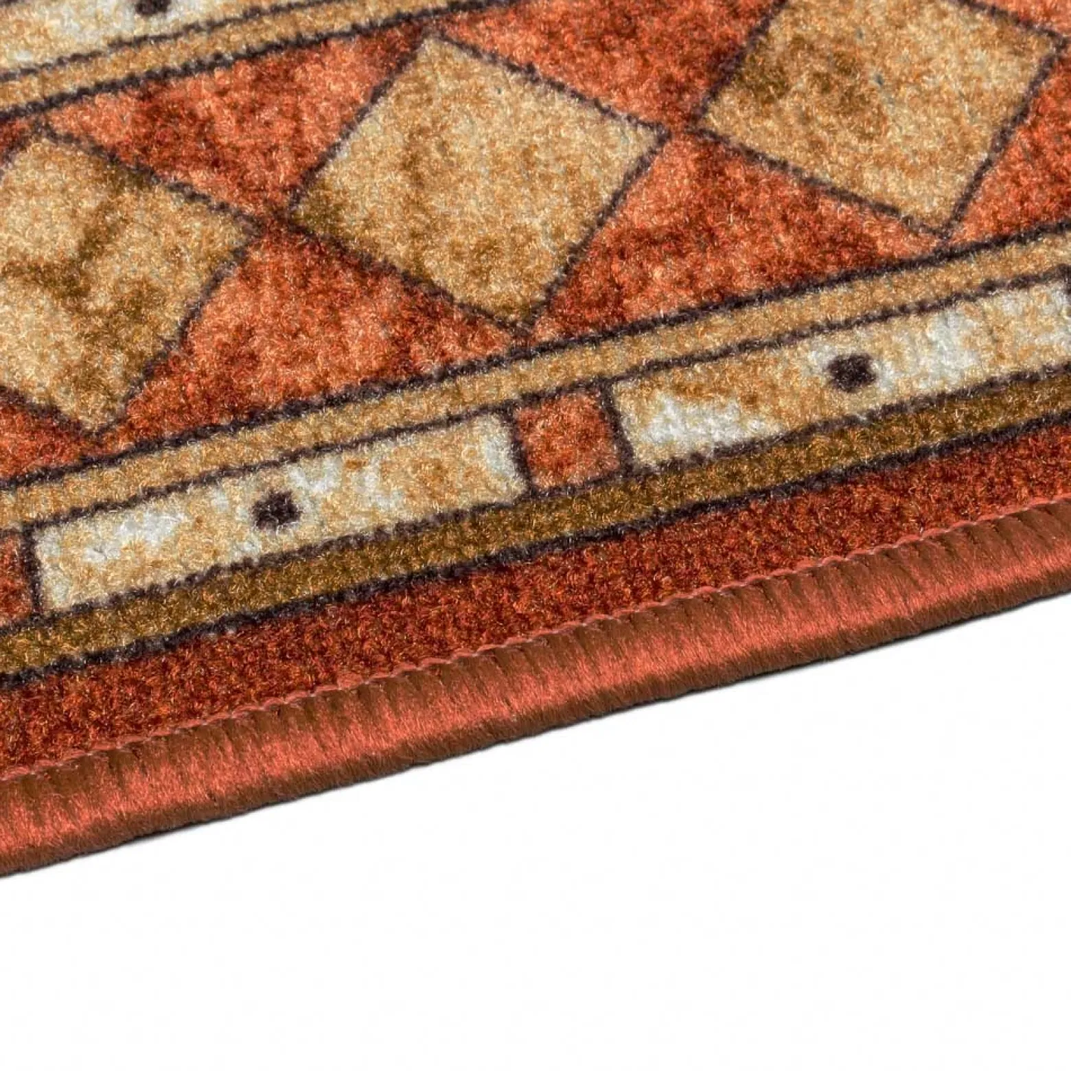 Teppichläufer Läufer Cheops Bordüre orange 67cm Breite
