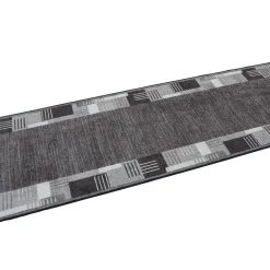 Teppichläufer Läufer Montana Bordüre grau 67cm Breite