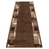 Teppichläufer Läufer Montana Bordüre braun 67cm Breite