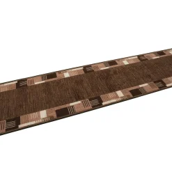 Teppichläufer Läufer Montana Bordüre braun 67cm Breite
