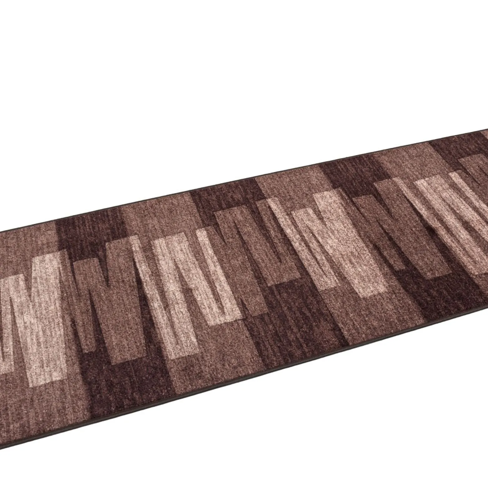 Teppichläufer Läufer Via Veneto Muster braun 100cm Breite