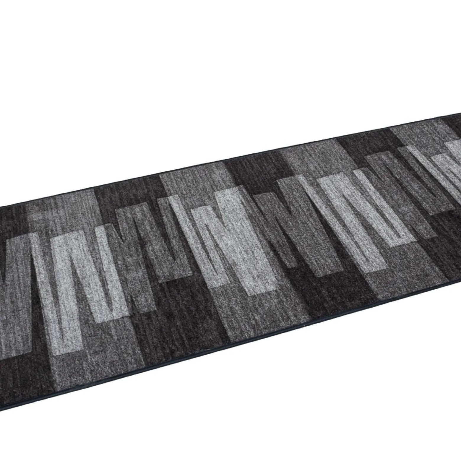 Teppichläufer Läufer Via Veneto Muster grau 80cm Breite