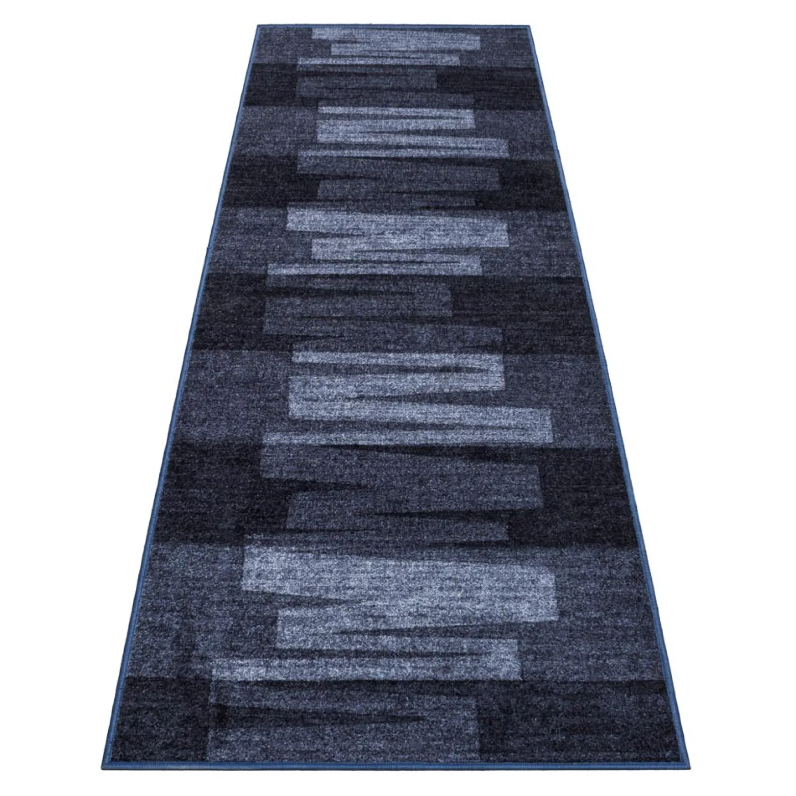 Teppichläufer Läufer Via Veneto Muster blau 100cm Breite