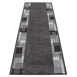 Teppichläufer Montana Bordüre 2 Farben 80cm Breite