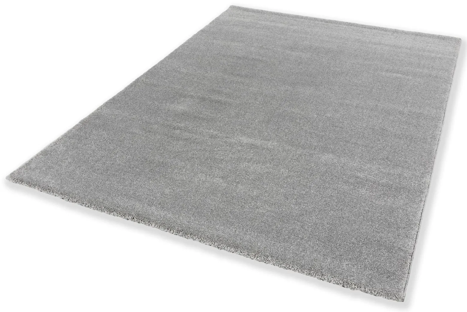 Teppich Schöner Wohnen einfarbig grau Schlafzimmer Pure