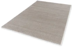 Teppich Schöner Wohnen einfarbig beige Schlafzimmer Pure