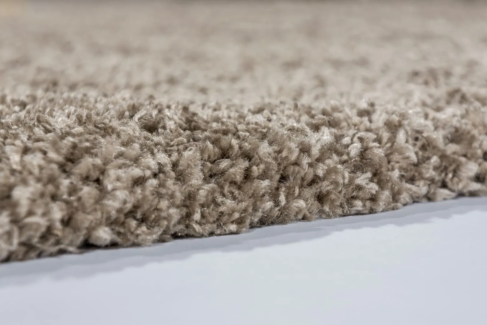 Teppich Schöner Wohnen flauschig einfarbig beige Savage