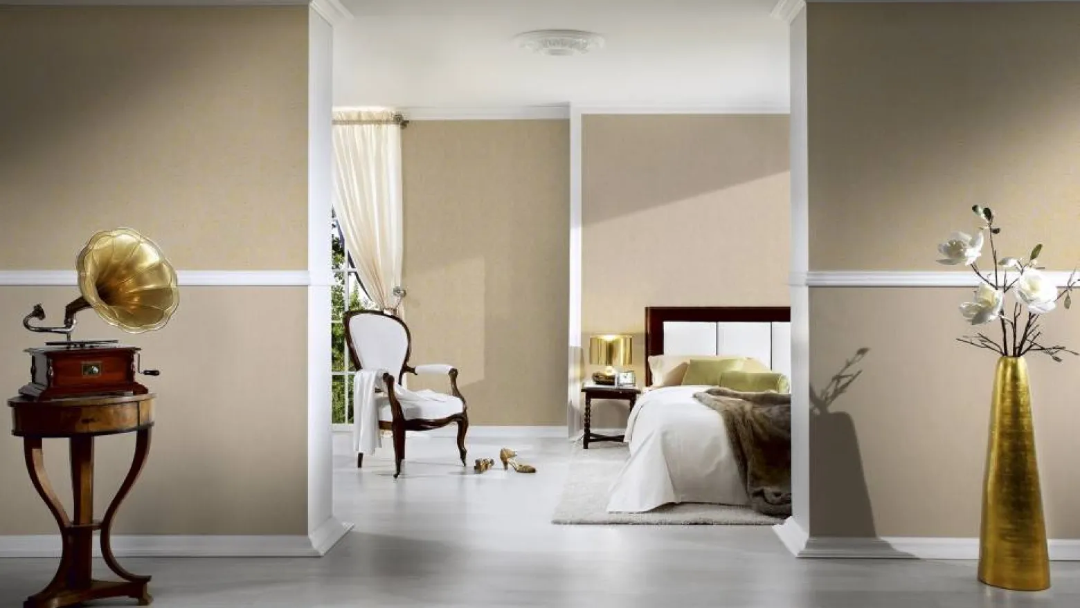 Textiltapete Barock beigegrau Architects Paper 30662-4