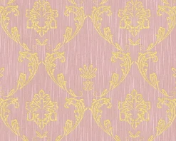 Textiltapete Ornamente rosa gold Architects Paper 30658-5