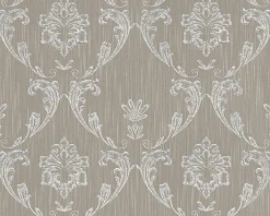 Textiltapete taupe silber Architects Paper 30658-3