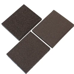 3-tlg Schleifplatten-Set Schleifpapier fein / mittel / grob