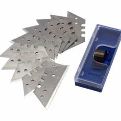 10 Trapezklingen Profi im Spender ca. 0,65mm