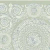 Versace Vliestapete Barock Grün Weiß Glanz 79134-3