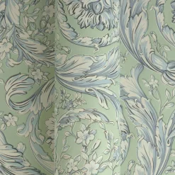 Versace Vliestapete Floral Grün Weiß Blau 79135-1