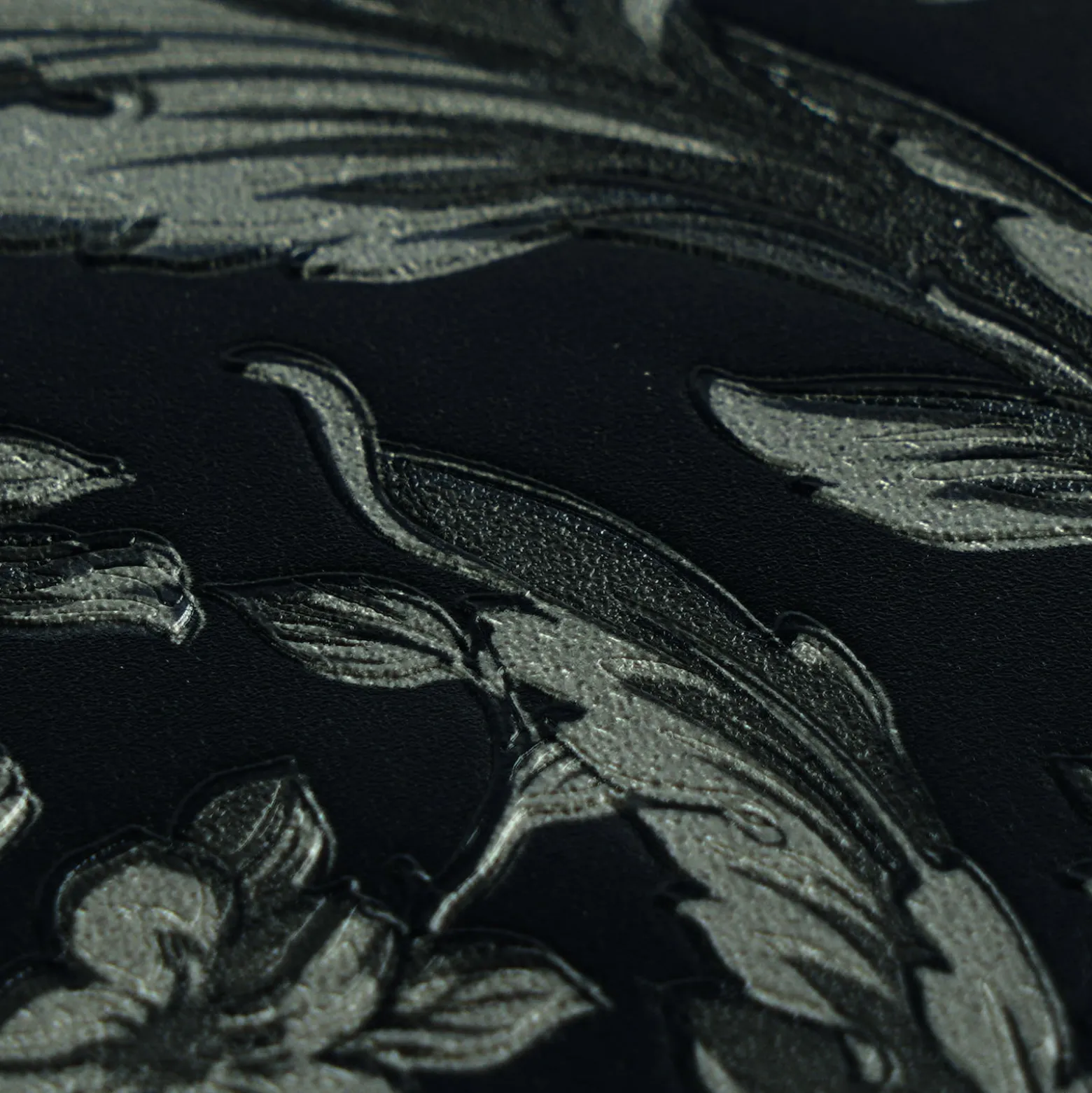 Versace Vliestapete Floral Schwarz Anthrazit 79135-2